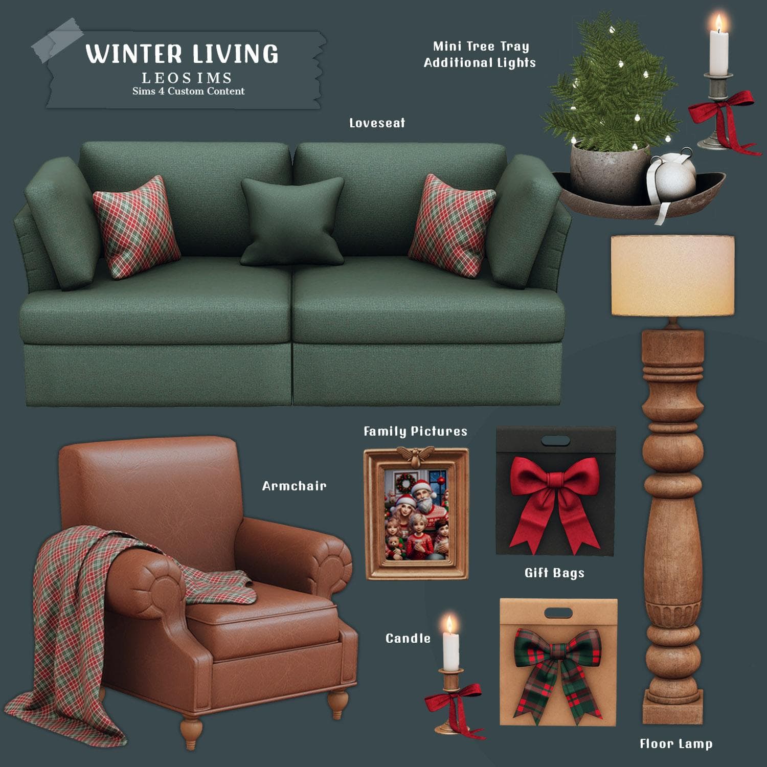 Скриншот мода Сет мебели мебели Winter Living